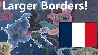 What If France Had The First French Empire's Borders? Hoi4 Timelapse