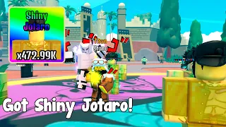 I Hatched Shiny Immortal Jotaro And Got Best Rank In Anime Weapon Simulator Roblox!