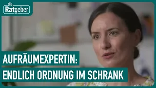 Kleiderschrank ausräumen und organisieren | Die Aufräumexpertin | (1/5) Die Ratgeber