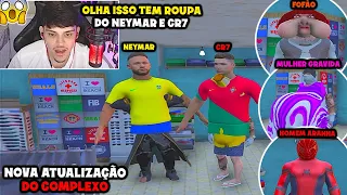 REAÇÃO DO LUAN A VER AS NOVAS ROUPAS QUE CHEGOU NA NOVA ATUALIZAÇÃO DO COMPLEXO! GTA RP