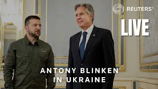 LIVE: US Secretary of State Antony Blinken meets with his counterpart in Ukraine