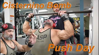 Push Day at Golds Gym With Guy Cisternino
