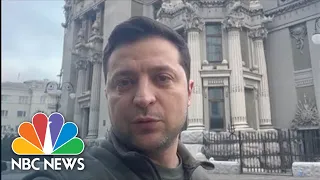 'I'm Here': Zelenskyy's Message To His People Saturday Morning