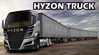 100% hydrogen powered - Hyzon semi truck. Game over!!!