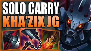 THIS IS HOW KHA'ZIX JUNGLE CAN EASILY SOLO CARRY GAMES! -  Educational Gameplay League of Legends