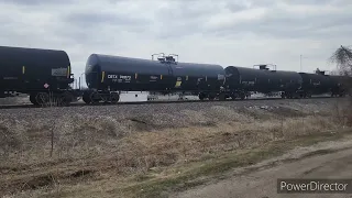 Canadian national westbound out of Waterloo Iowa