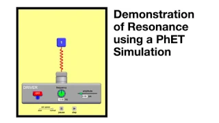 Demonstration of Resonance