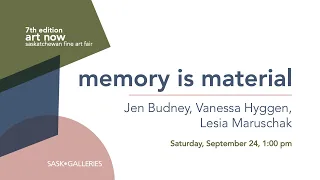 Memory is Material at the 7th edition of the Art Now Fine Art Fair