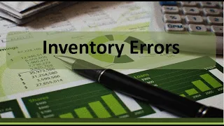 Understanding Inventory Errors