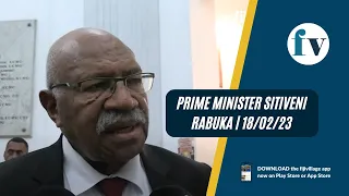 Prime Minister Sitiveni Rabuka | 18/02/23