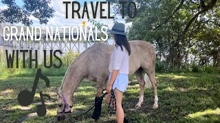 Travel to Grand Nationals with us!!! | singing | #keepingitreal | equestrianemmy | #equestrian