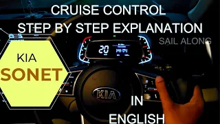 KIA SONET CRUISE CONTROL IN ENGLISH | HOW TO GET BEST MILEAGE| KIA SONET HTX VALUE FOR MONEY FEATURE