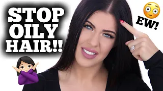 HOW TO STOP OILY/GREASY HAIR!!! LIFE CHANGING HAIR HACK!!!