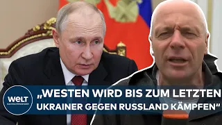 UKRAINE-KRIEG: "Man versucht uns zu betäuben" – Kreml stellt sich als Opfer westlicher Angriffe dar