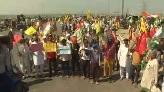 Indian farmers protest for 100th day in New Delhi | AFP