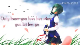 Let her go ( Jfla cover lyrics)