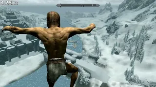 Skyrim Kill Karstaag speedrun in 5:47 IGT