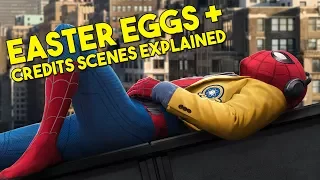 SPIDER-MAN HOMECOMING Easter Eggs + Post Credits Scenes Explained