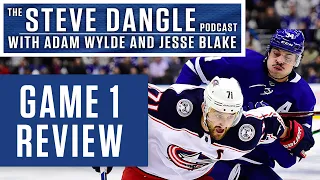 Reacting To Game 1 Of Toronto Maple Leafs & Columbus Blue Jackets Series | The Steve Dangle Podcast