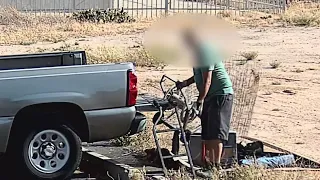 Man caught on camera dumping trash multiple times at Albuquerque business