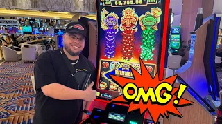 1 Hour Gambling HIGH LIMIT slots in VEGAS won BIG