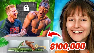 Freya Reacts To SIDEMEN $100,000 ESCAPE ROOM CHALLENGE