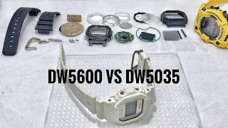 G-Shock DW-5600 series watch breakdown | DW-5000 series comparisons