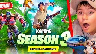 JE DÉCOUVRE LA NOUVELLE SAISON DE FORTNITE ENFER VERT !