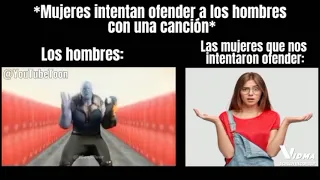 mujeres intentan ofender a los hombres con una canción xD