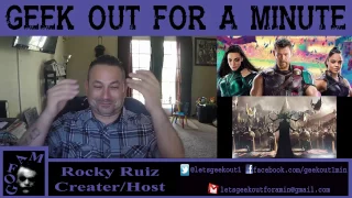 Thor Ragnarok Teaser Trailer Reaction and Review - Geek Out For A Minute