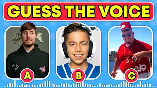 Guess The Voice of Your Favorite TikTokers | Royalty Family, MrBeast, Skibidi Dom Dom Yes Yes