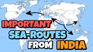 #4 Five Important sea routes from India asked in sponsorship Interview