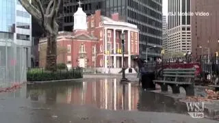 NYC's Battery Park in the Aftermath of Hurricane Sandy