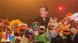 Jimmy & The Muppets Say Goodbye To "Late Night" (w/ "The Weight" from "The Last Waltz")