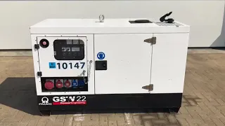 Yanmar Pramac GSW 22 kVA Supersilent generatorset 1