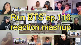 [BTS] Run BTS 달려라 방탄 ep.116｜reaction mashup