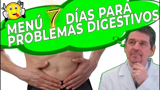 ¡Menú de 7 DÍAS! Mejora tu INTESTINO, problemas digestivos, diabetes y más...