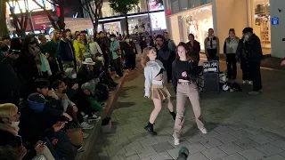 [STREET ARTIST] BLACK MIST. HONGDAE BUSKING (HYPE BOY). 230426.