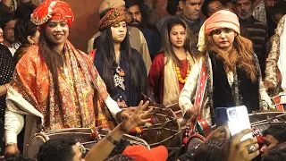 Girls Dhol Band Kainaat Gunga Sain Hira Mona Sunaina Mithu Barsi Shah Jamal Darbar
