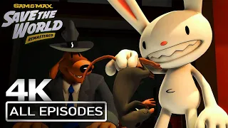 SAM & MAX SAVE THE WORLD REMASTERED All Episodes (Full Walkthrough) 4K Ultra HD