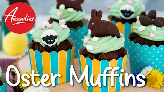 Oster Muffins backen und dekorieren | Ostermuffins für Kinder Rezept | Oster Cupcakes selber machen