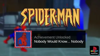 Spider-man (PS1) "Nobody Would Know... Nobody" Achievement | RetroAchievements