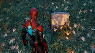 Spider-Man PS4 - Pay respects at Ben Parker’s Grave - Easter Egg |  With Great Power Trophy Guide