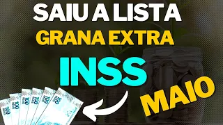 INSS - LISTA DE MAIO É LIBERADA PARA PAGAMENTO EXTRA PARA APOSENTADOS E PENSIONISTAS