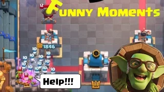 Funny Moments & Glitches & Fails & Wins | Clash Royale Montage #7