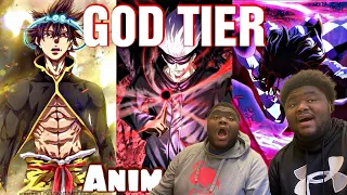 (Twins React) Top 10 Visually Stunning Anime Fights | REACTION