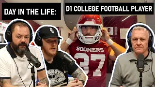 Day in the Life: D1 College Football Player REACTION | OFFICE BLOKES REACT!!