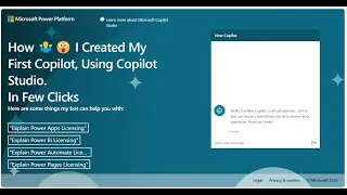 Create Copilot Or Chat-Bot By Using Copilot Studio