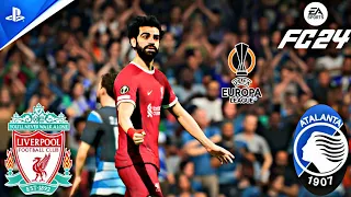 EA FC24 - Liverpool FC vs Atalanta BC | PS5™ [4K60] Gameplay | UEFA Europa League 2023-24 | Salah