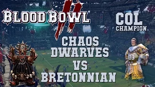 Blood Bowl 2 - Chaos Dwarves (the Sage) vs Bretonnian - COL_C G11